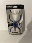 New Nite Ize Buglit Led Micro Flashlight Blue / Lime Green 6 Lumens W/ S-biner. Fixed Price $17.99.