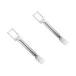 Weershun 2pcs 9.4in Watermelon Cutter, Stainless Steel 2-in-1 Slicer. Fixed Price $7.50.