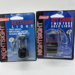 2 Vintage Coleman (5345b705) Nightsight Twin Tube Area Light Key Chain. Fixed Price $28.00.