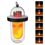 Hanging Lantern With Flickering Flame Effect, Rechargeable Battery Powered La.... Fixed Price $52.15.