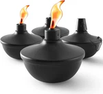 4 Pack Metal Table Top Torches, 22oz Citronella Torches For Outside, Refillable. Fixed Price $52.99.