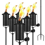 New Best Zszmfh 6 Pack Metal Torch For Outside, 16oz Outdoor Garden Dcor,59-inch. Fixed Price $77.25.