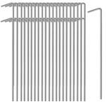 Oligei 45 Pack Tent Stakes, Stakes For Outdoor Decorations, Heavy.... Fixed Price $22.39.
