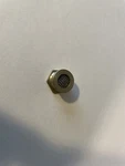 Coleman Part Nos 220/228 Burner Cap #220-5231 Nickel Plated Hex For Easy Removal. Fixed Price $5.99.