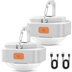 Rechargeable Camping Lights Fly2sky 2pcs White Tent Mini 2 Pcs,. Fixed Price $17.84.