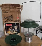 Coleman Green Double Mantle Propane Lantern 5114c700 W/box. Fixed Price $35.00.