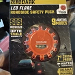 Zerodark Szrfp05 Car Emergency Led Light 9 Mode Roadside Flare Safety Puck. Fixed Price $9.98.
