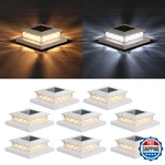Topvelo 8 Packs Solar Post Cap Lights For Fence And Deck Auto On/off Outdoor L. Fixed Price $85.90.