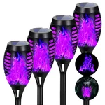 Aounq Solar Lights Outdoor Halloween Decorations, Upgraded 4 4pack, Purple. Fixed Price $42.99.