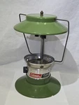 Vintage Coleman 5114 2-mantle Propane Camping Lantern Green - Needs Burner Tube. Fixed Price $9.95.