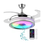 Baysquirrel Retractable Bluetooth Ceiling Fan With Light And Speake... Fast Ship. Fixed Price $210.09.