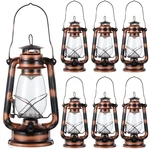 Hortsun 6 Pcs 12 Inch Vintage Led Hurricane Lantern Warm Leds And Dimmer Switch. Fixed Price $148.78.