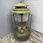 Vintage 1973 Sears Model 72325 Avocado Green Lantern W/ Coleman 220 228 Globe. Fixed Price $94.99.
