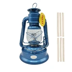 Light Of Mine - Dietz #01 Little Wizard Blue Oil Lantern With Replacement Wick. Fixed Price $63.71.
