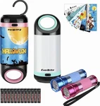 Everbrite 4pc Lantern & Flashlight Set W/7pc Stickers And Batteries Included. Fixed Price $14.99.