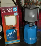 Vintage Camping Gaz Lumogaz C200 S - Hanging Gas Lamp Light.. Fixed Price $45.00.