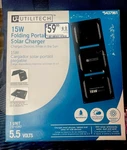 Utilitech 15w Folding Portable Solar Charger New In Box. Fixed Price $35.00.