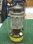 Vintage 1986 Od Us Military S.m.p. Lantern W Quadrant Glass Coleman Complete. Fixed Price $99.99.