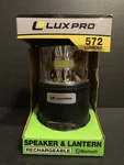 Lux Pro 572 Lumens Speaker & Lantern Rechargeable Bluetooth Power Bank Lp1530. Fixed Price $19.99.