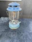Vintage Sears Roebuck And C0. Blue Gas Lantern Barn Find. Fixed Price $119.99.