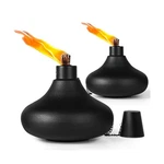 2 Pack Metal Table Top Torches,24.5 Oz Citronella Torches For Outsi... Fast Ship. Fixed Price $32.99.