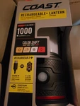 Coast Eal30r 1000 Lumen Rechargeable Camping Lantern Open Box. Fixed Price $42.90.