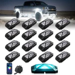 Mictuning C4 Rgbw Led Rock Lights 16 Pods , 360 Ultra-bright 4-sided Wide Angle. Fixed Price $260.91.