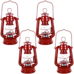 Q=4 Kerosene Oil Lantern - Emergency Hanging Camping Light Red Small Size. Fixed Price $43.95.