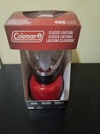 Coleman Classic Led Lantern Red 400 Lumens 30 Hour High 70 Low. Fixed Price $30.00.