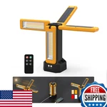 Iodoo 13200mah Rechargeable Solar Work Light Ipx4 Waterproof Folding Stand. Fixed Price $75.20.
