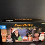 Everbrite Christmas Lantern Set W/lanyard. Fixed Price $22.00.
