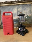Coleman Peak 1 Lantern Model 222b W Case & Base Red Blc Made In Usa 93 Free Ship. Fixed Price $250.00.