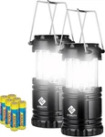 Etekcity 2pack Led Camping Lantern Waterproof Emergency Flashlight Black. Fixed Price $20.26.