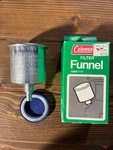 Km004) Coleman Aluminum Funnel 199b1111 With Original Box. Fixed Price $126.06.