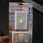 Bright Basics Wireless Ultra Led Light Switch 2 Pack Peel & Stick. Fixed Price $10.00.