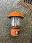 Vintage Sears Orange Double Mantle Propane Lantern 920.727850. Fixed Price $52.00.