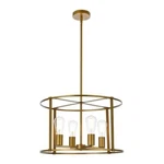 Living District Agnys 4-light Mid-century Metal Pendant In Brass. Fixed Price $96.56.