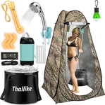 Portable Hot Shower For Camping Tent Kit, 1000w Immersion Heater, Recharg. Fixed Price $178.97.