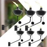 6-pack Citronella Torches, 23.5 Oz Wall Mounted Metal Garden Easy Se.... Fixed Price $93.48.