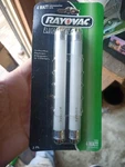 Vtg Rayovac 4 Watt Fluorescent Lantern Bulbs Tubes F4t5 2 Prong 6 In New Old Stk. Fixed Price $49.63.