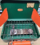 Thermos Gas Camp Stove 2 Burner Model 8423 Vintage 1960s Original Box Untested. Fixed Price $79.99.