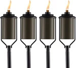 Easy Install 4-pack Simply Metal Torches Bronze Decorative Outdoor Lighting Fo. Fixed Price $79.99.