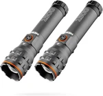 1500 Lumen 2-pack Edc Flashlight Usb-c Rechargeable Led, 4 Light Modes, 3x Zoo. Fixed Price $60.39.