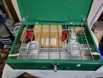 Vintage Coleman 425e499 2 Burner Camp Stove Never Used W / Box. Fixed Price $155.00.