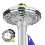 Guladus Solar Flag Pole Light, 60 Leds Light Powered, White. Fixed Price $60.99.