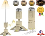 Camping Lantern, 14000mah Rechargeable Telescopic Lights Z1 - Khaki. Fixed Price $49.56.