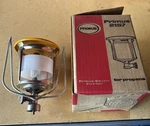 Vintage Primus 2157 Propane Lantern Yellow Lid W/box Sweden. Fixed Price $19.99.