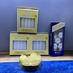 Vintage Lot Candle-lite Tea Lights, Fred S Emergency Candles Votives Sunflower. Fixed Price $19.95.