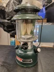 Vintage 12/87 Coleman Adjustable One Mantle 286a-700 Gas Lantern Camping Green. Fixed Price $35.99.