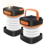 2-pack Folding Solar Camping Lantern Flashlights, Dibms Mini White. Fixed Price $35.94.